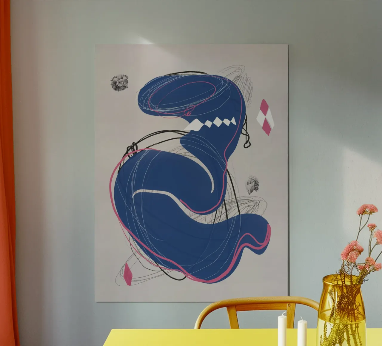 Composizione astratta 02 poster da Little Dean