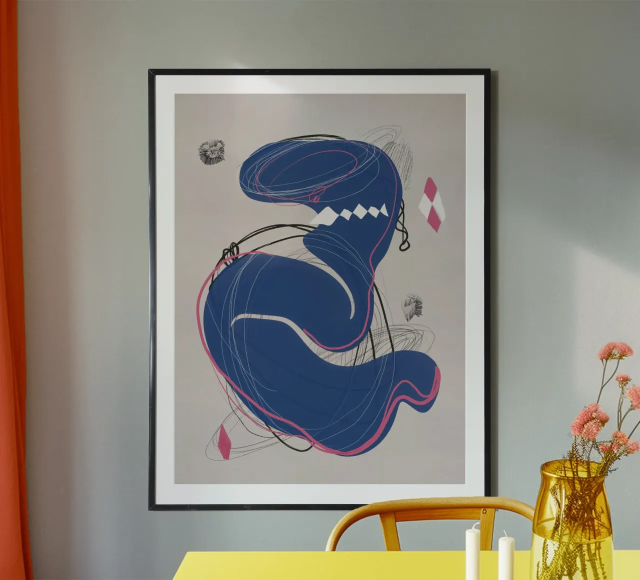 Composizione astratta 02 poster da Little Dean