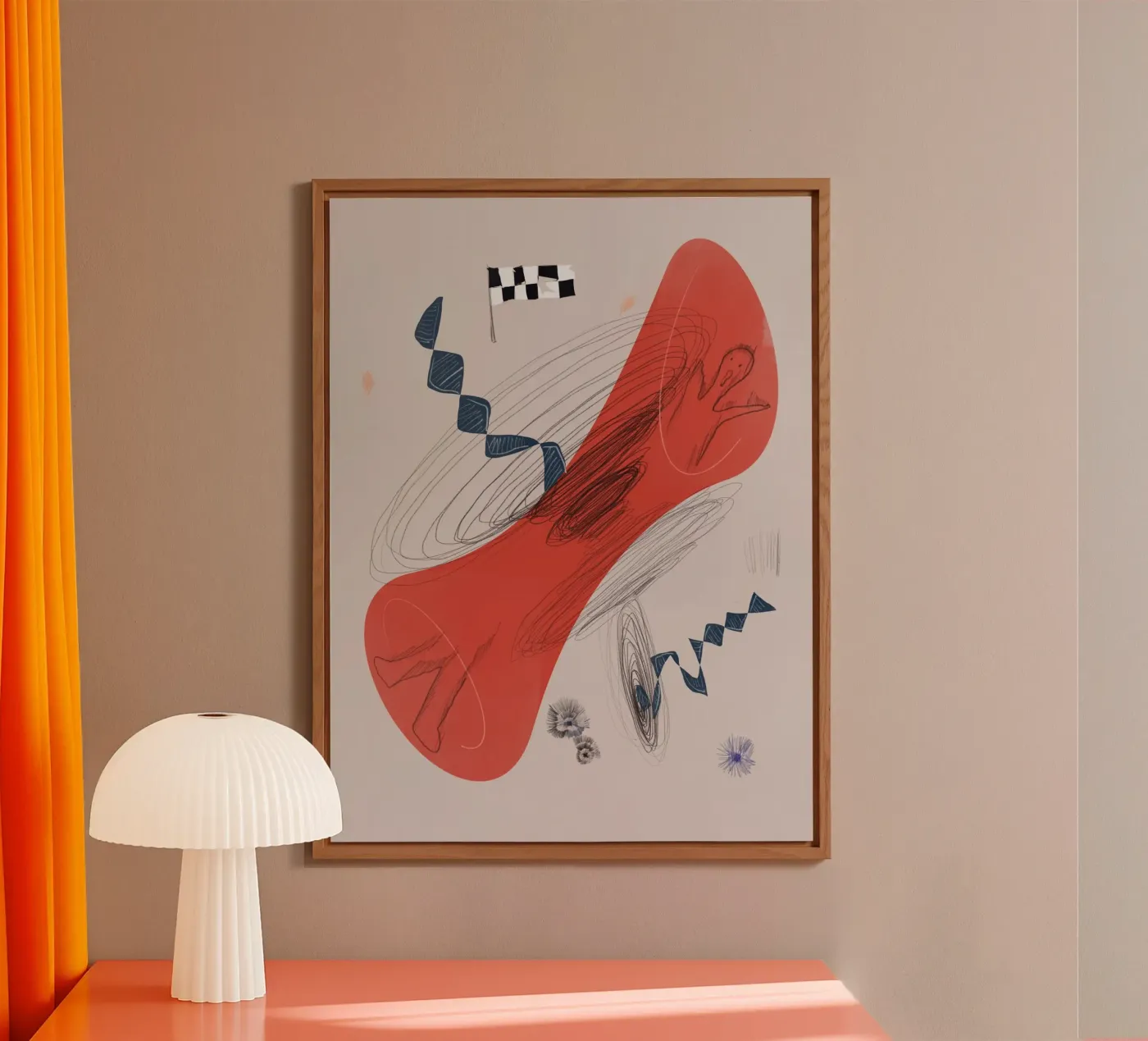 Abstract composition 03 forex plate by Little Dean