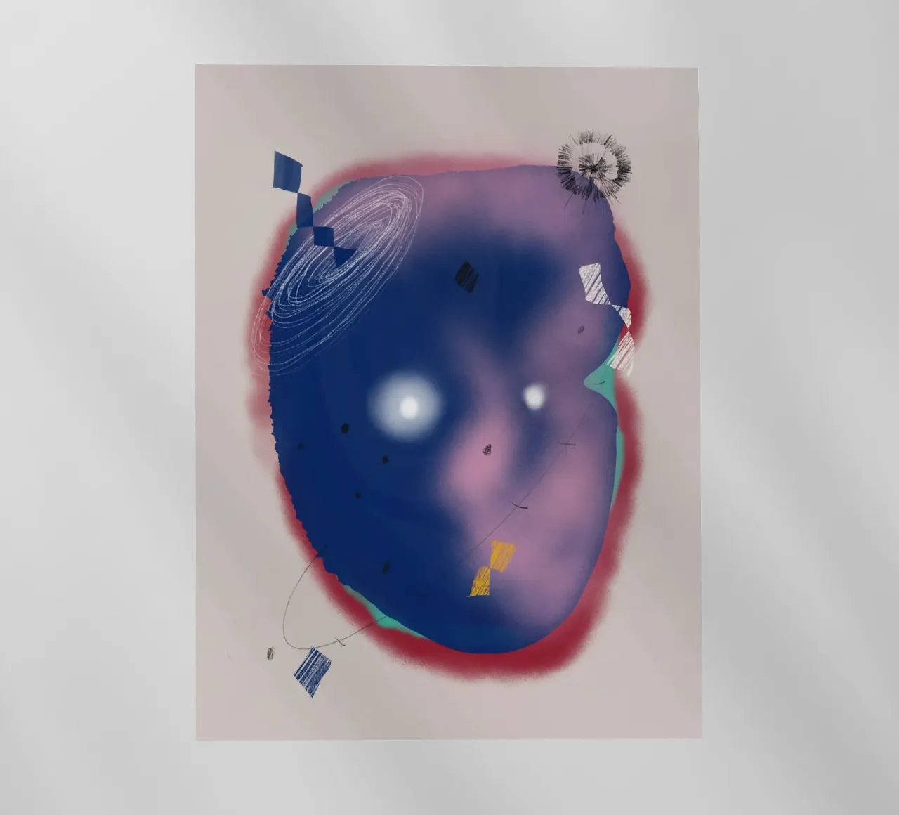 Composizione cosmica pellicola backlit da Little Dean