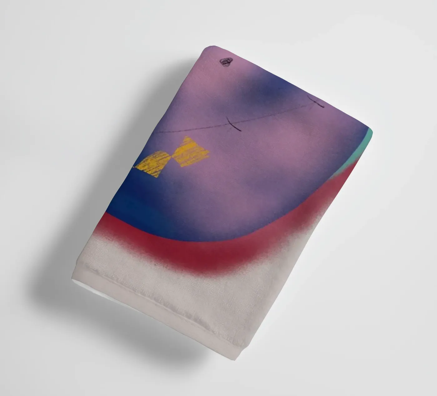 Cosmic composition towel by Little Dean