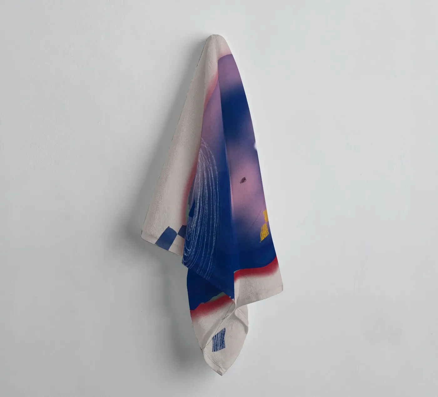 Cosmic composition towel by Little Dean