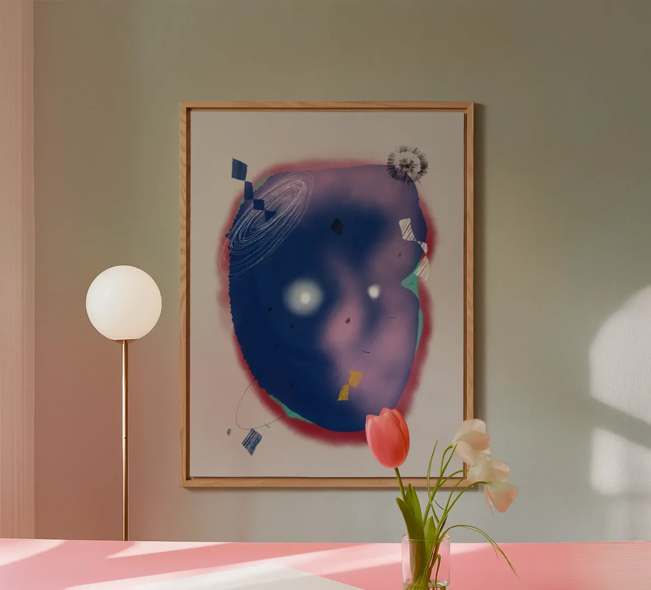 Cosmic composition forex plate by Little Dean