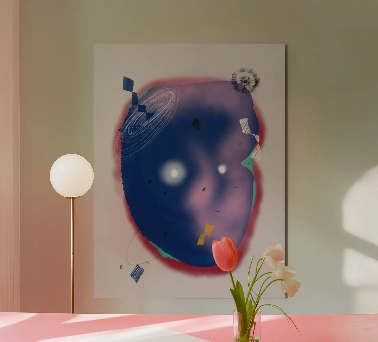 Cosmic composition forex plate by Little Dean