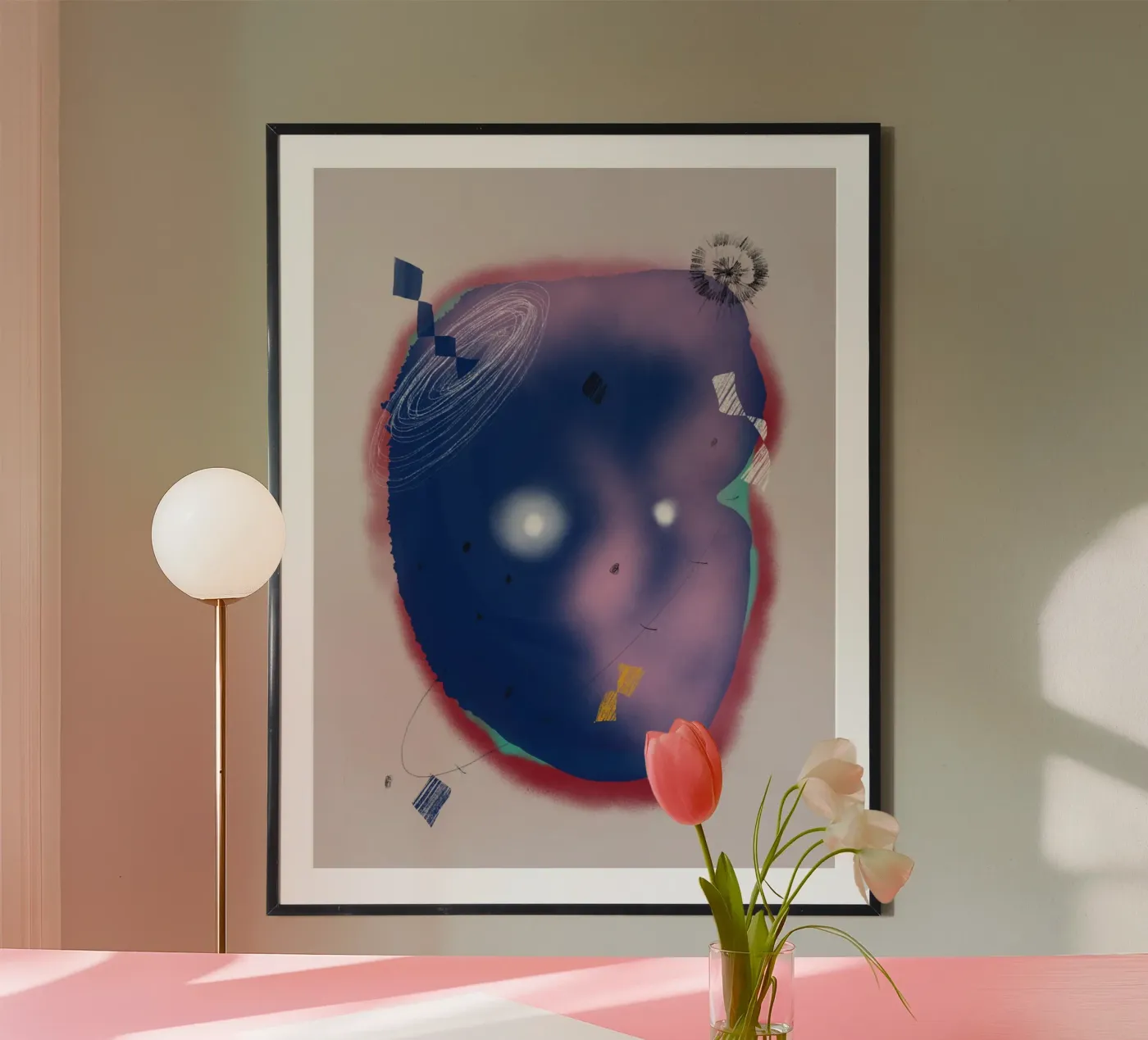 Composition cosmique poster de Little Dean