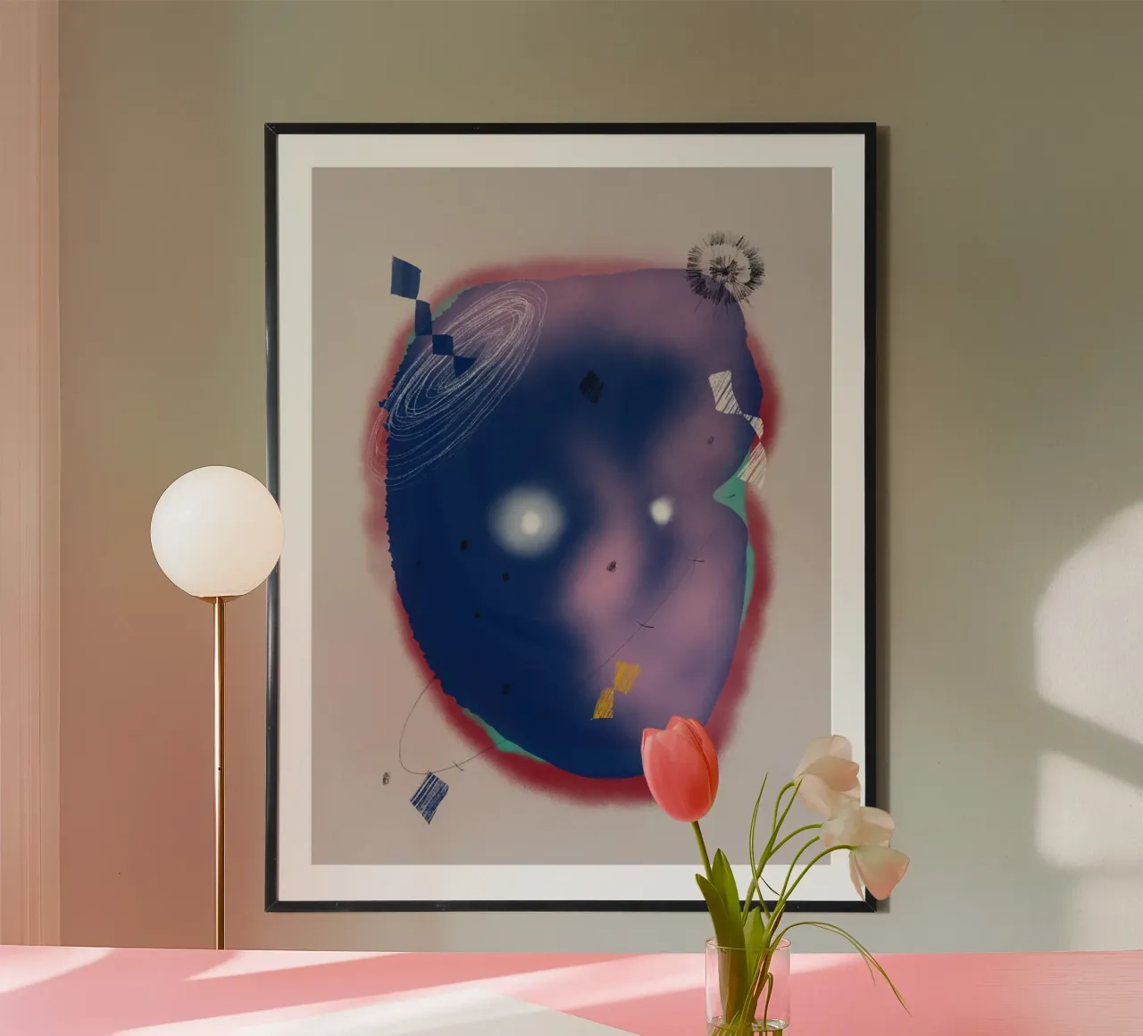 Composizione cosmica poster da Little Dean