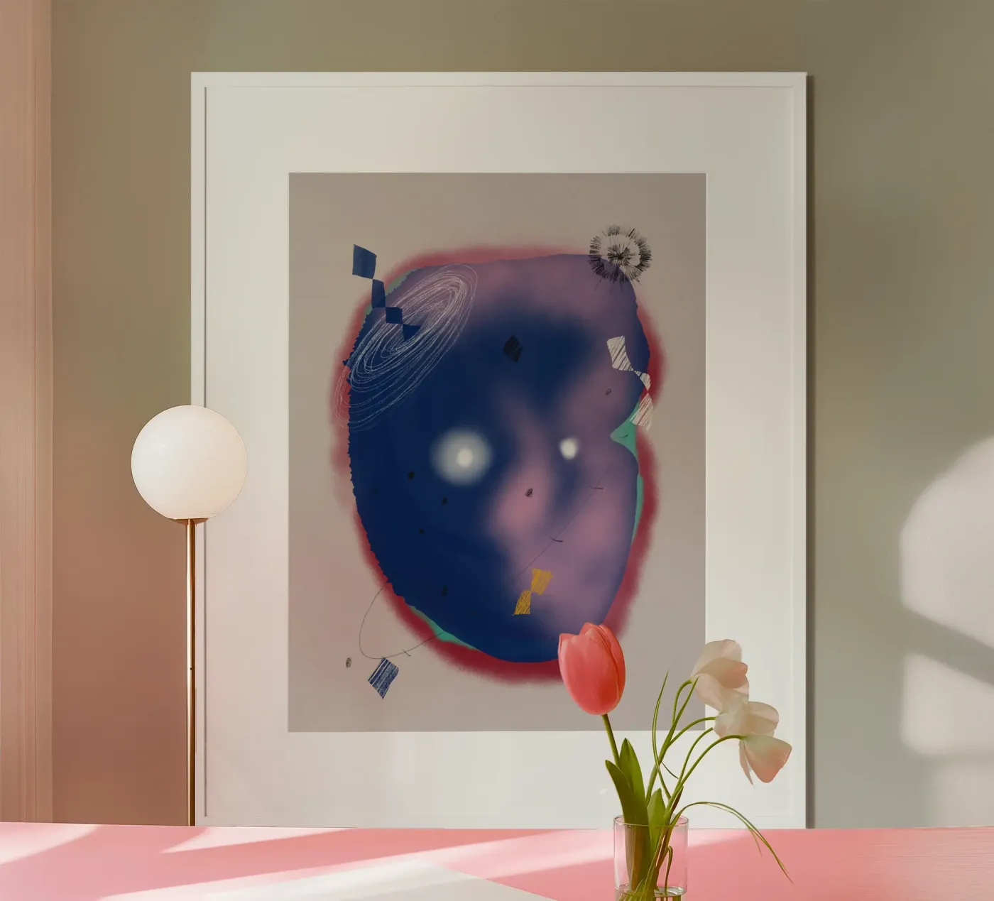 Composition cosmique poster de Little Dean