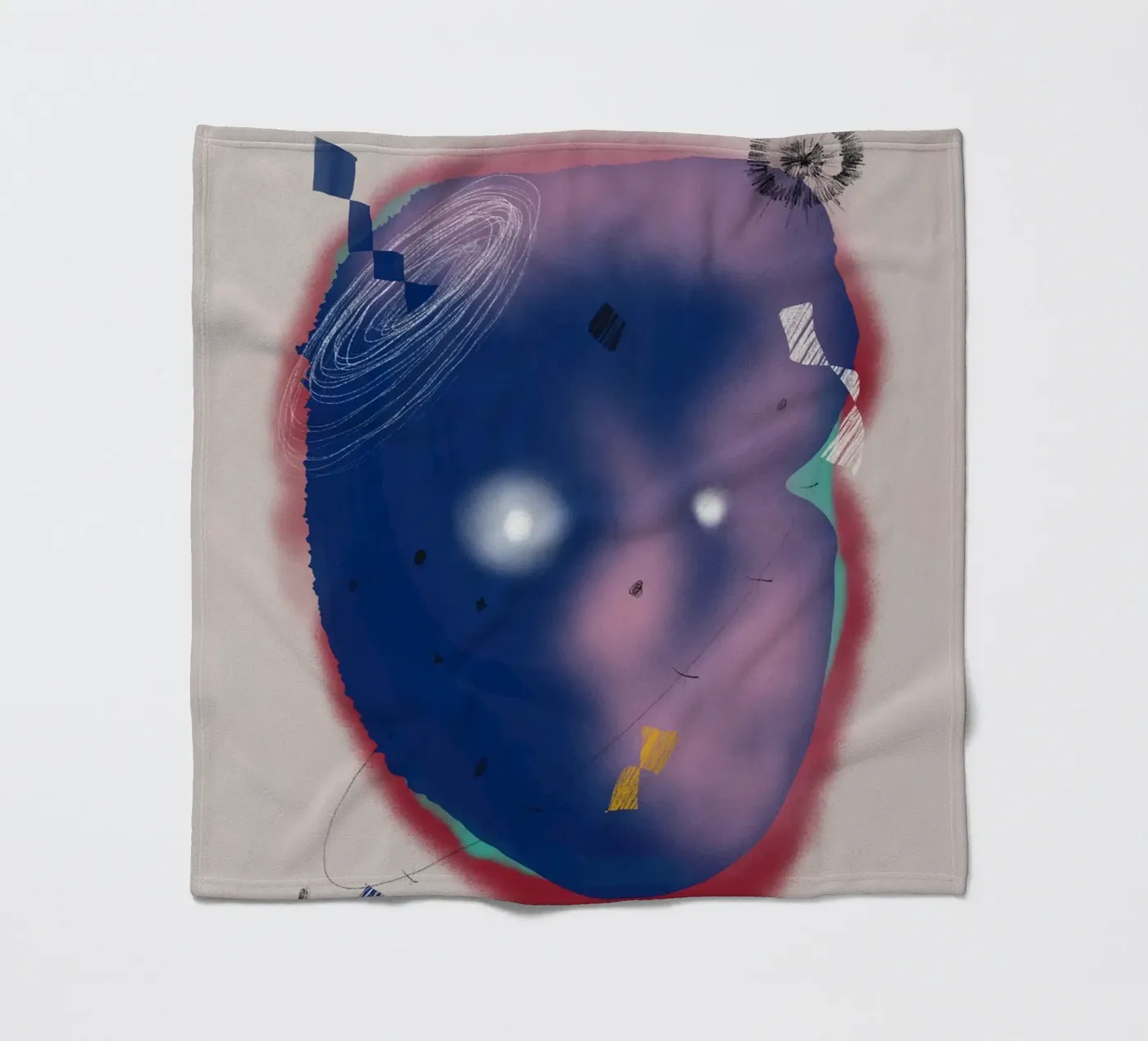 Composizione cosmica coperta in pile da Little Dean