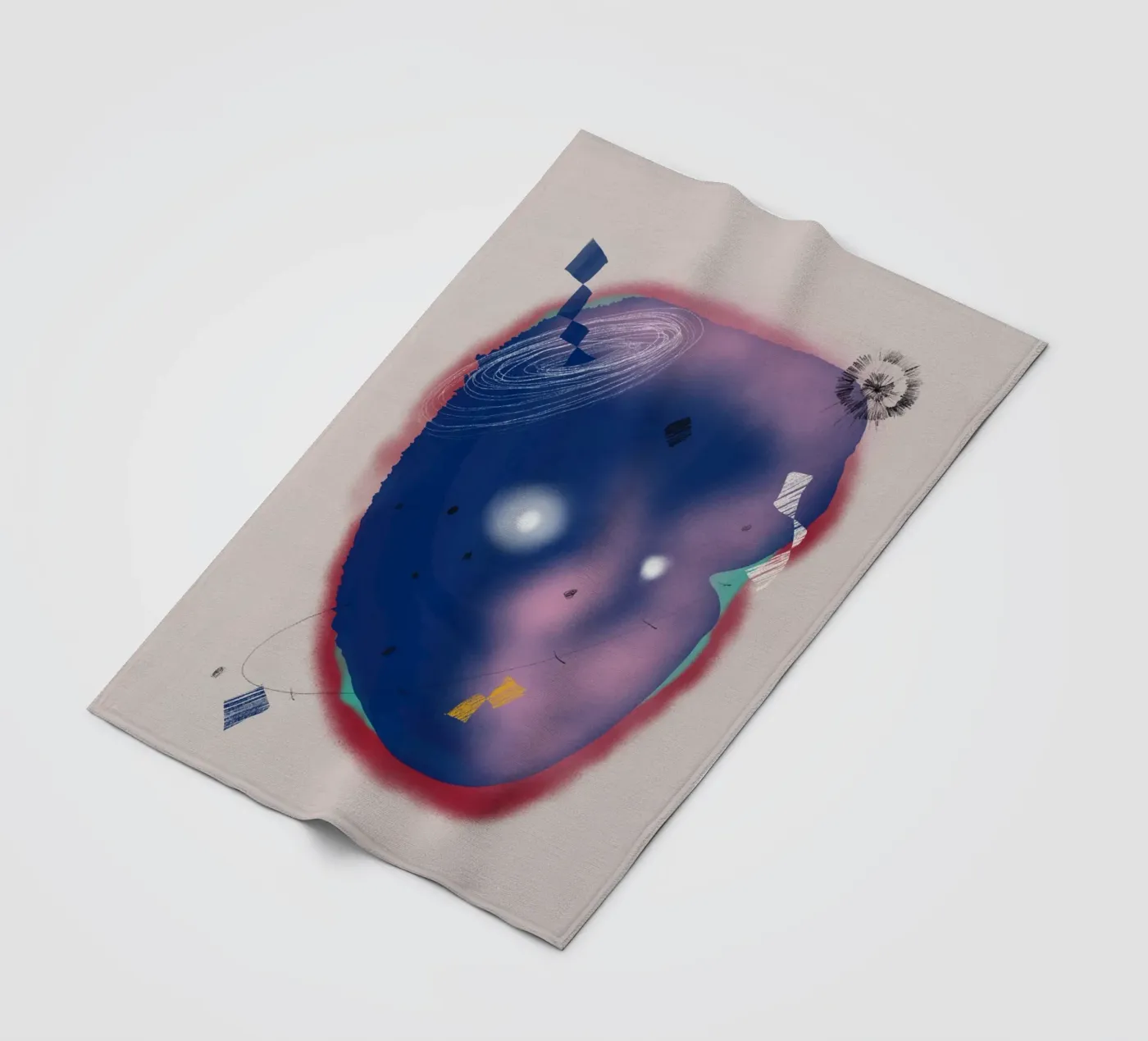 Composizione cosmica coperta in pile da Little Dean