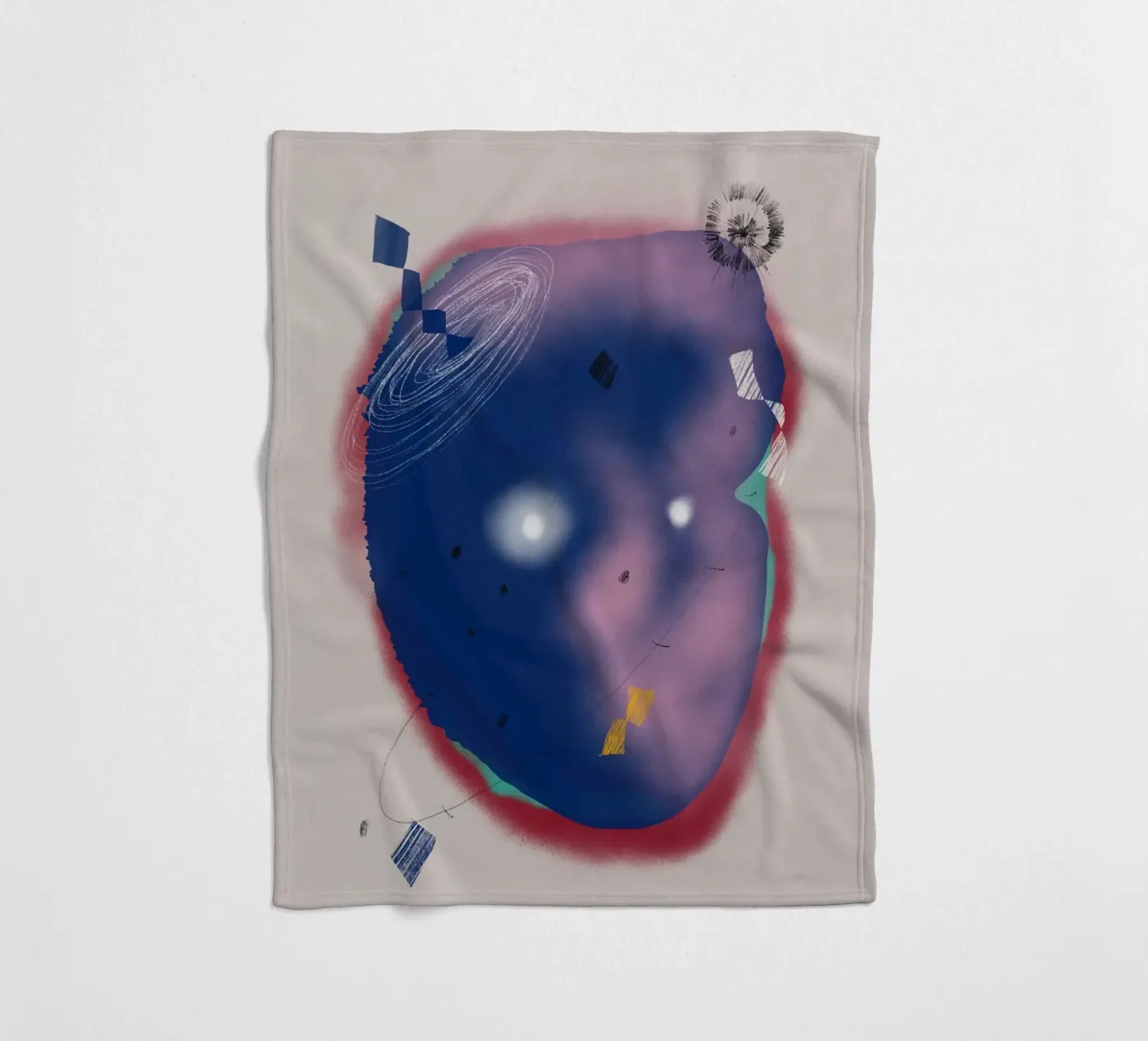 Composizione cosmica coperta in pile da Little Dean