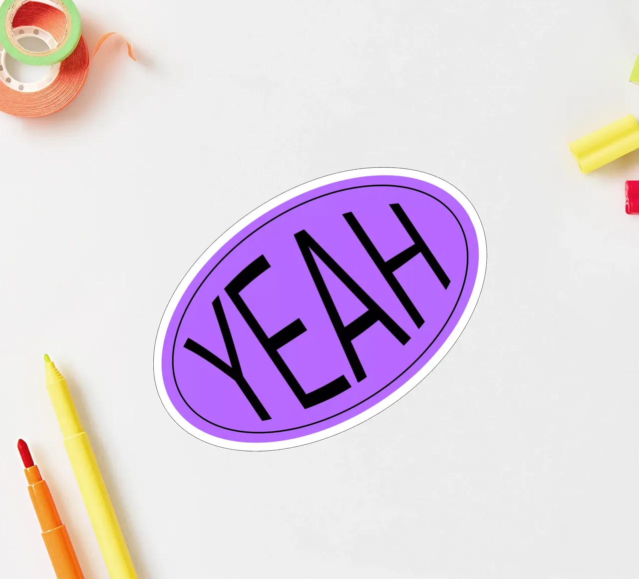 yeah sticker by Sticker King