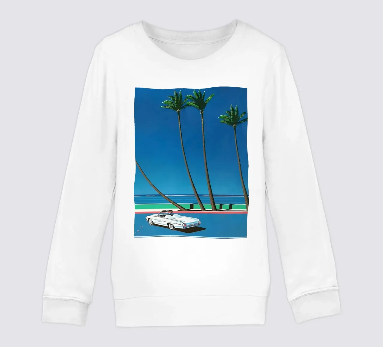 Hiroshi Nagai Auto bianca felpa bambino da THE CAROLINE