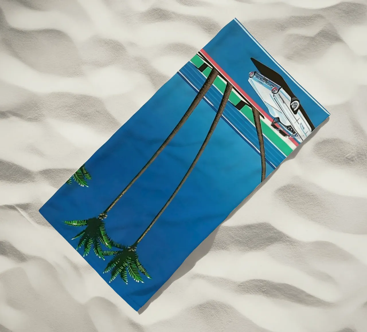 Hiroshi Nagai Auto bianca telo mare da THE CAROLINE