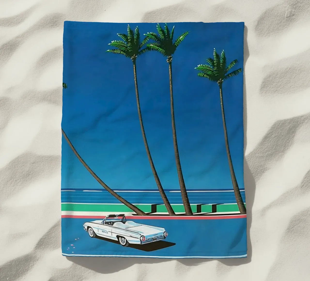 Hiroshi Nagai Auto bianca telo mare da THE CAROLINE