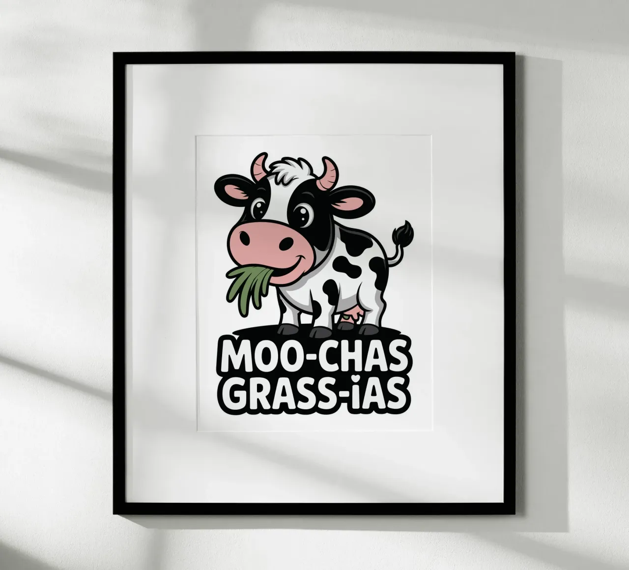 Moo-Chas Grass-ias poster da edsonramosart