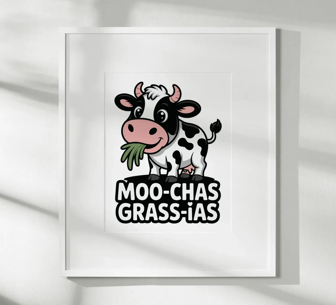 Moo-Chas Grass-ias poster da edsonramosart