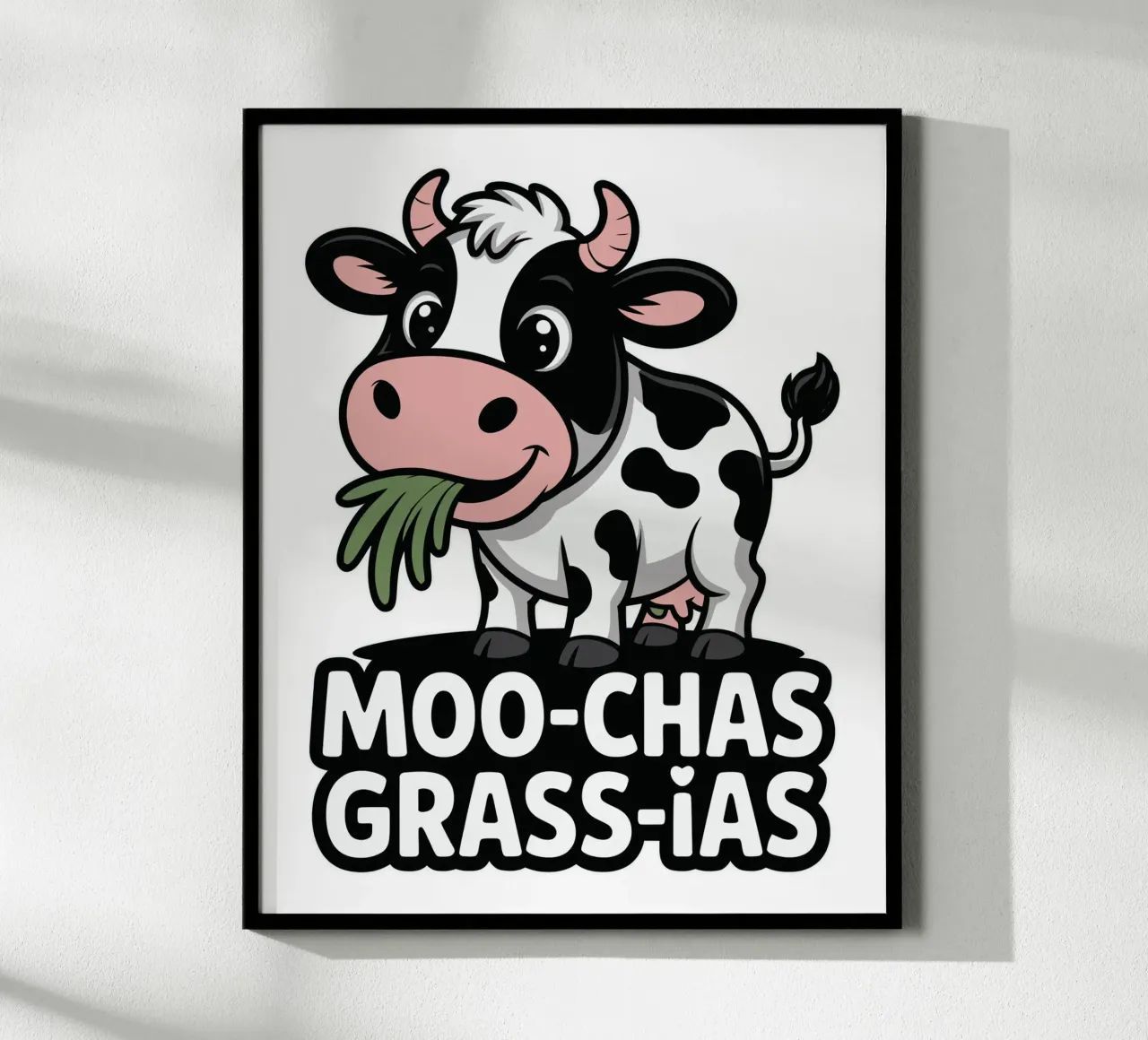 Moo-Chas Grass-ias poster da edsonramosart