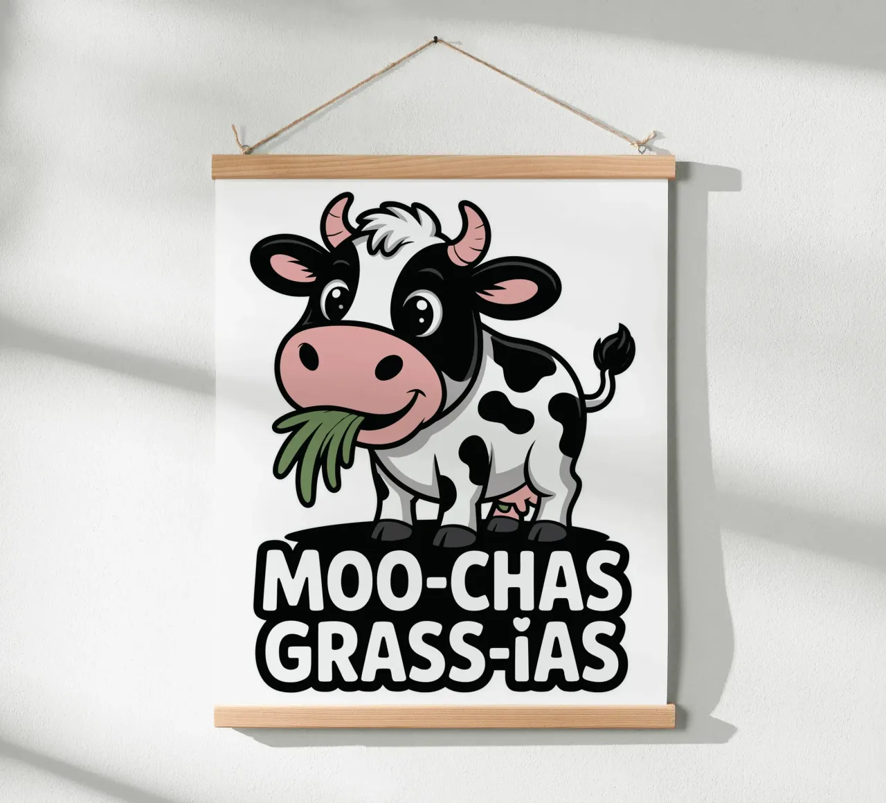 Moo-Chas Grass-ias poster da edsonramosart