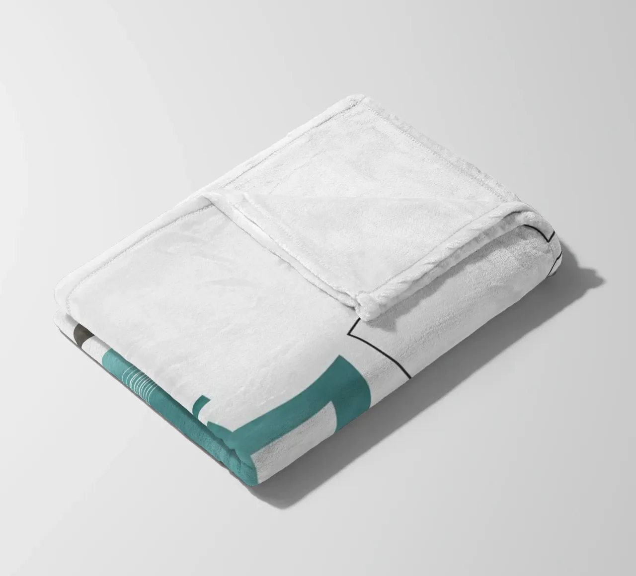 minimalist illustration cafe and tea coperta in pile da vintageshop