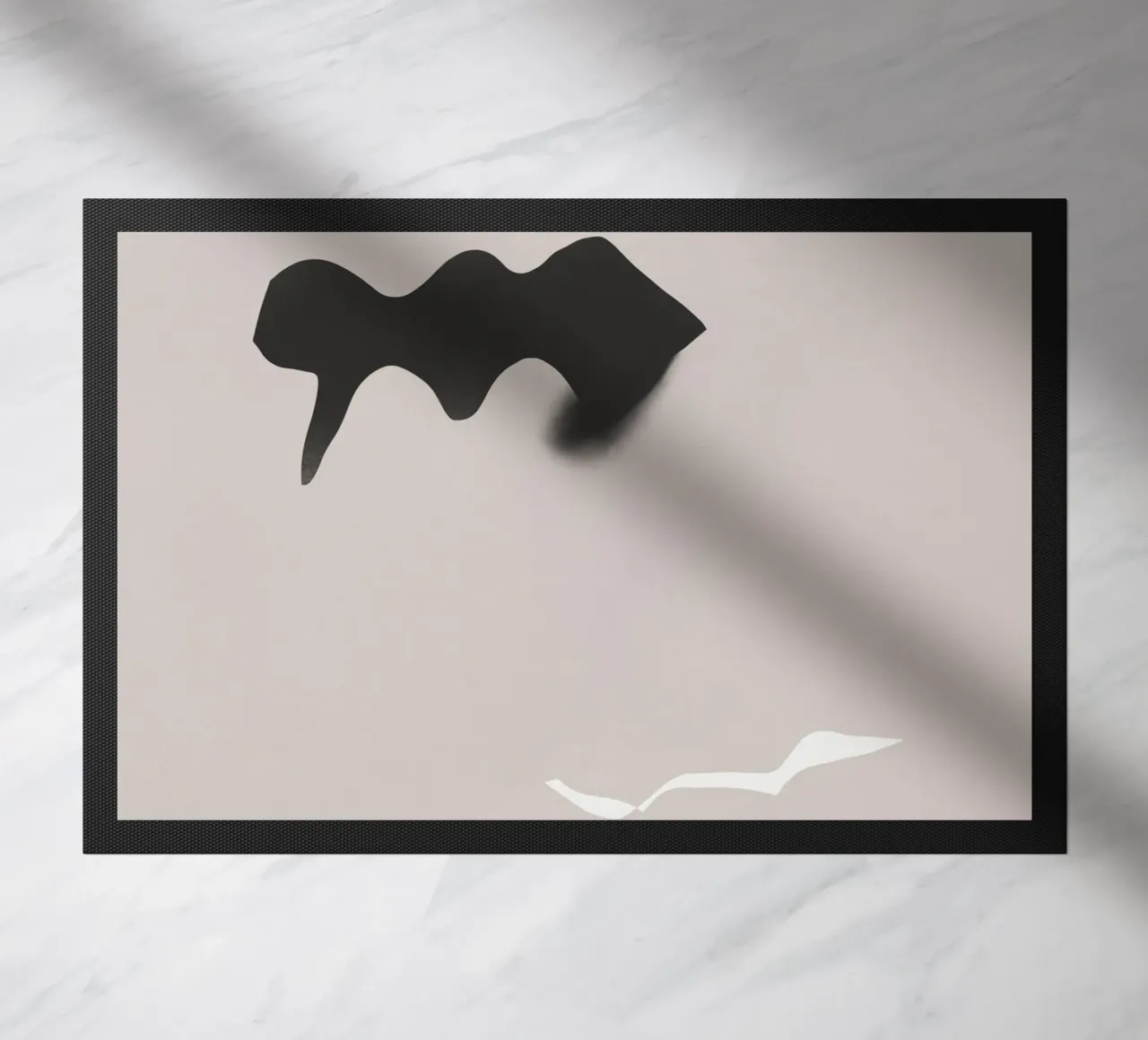 Zen composition doormat by Little Dean