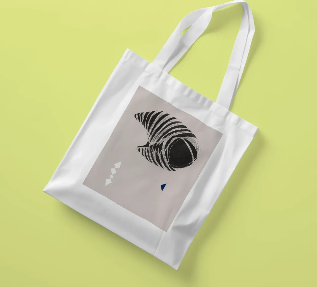 Composizione zen 03 borsa in juta da Little Dean