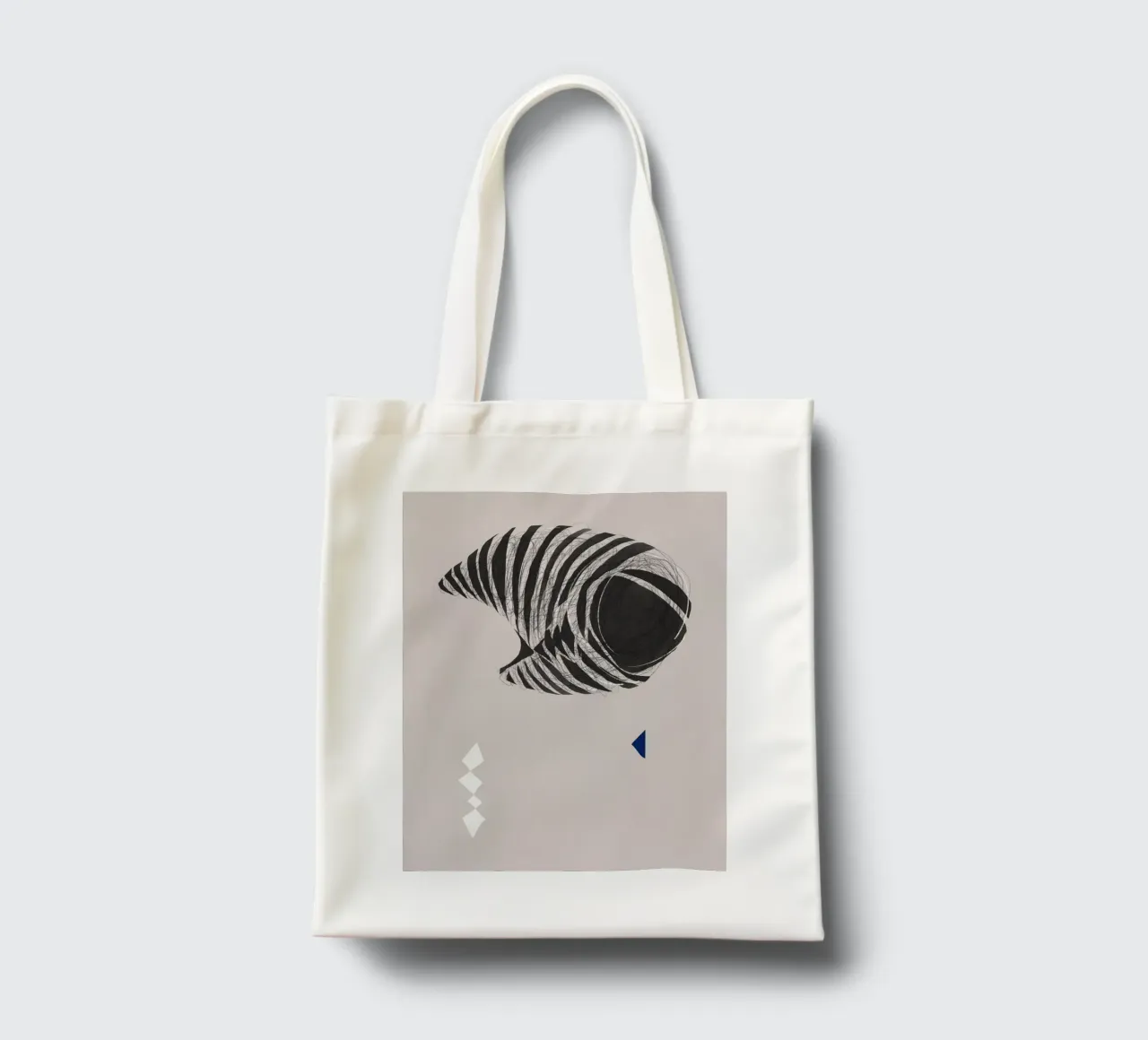 Composizione zen 03 borsa in juta da Little Dean