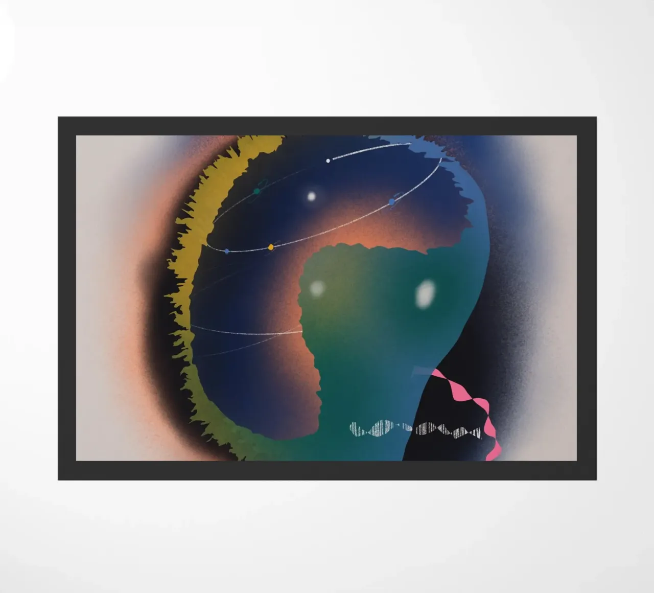 Composizione cosmica 02 zerbino da Little Dean