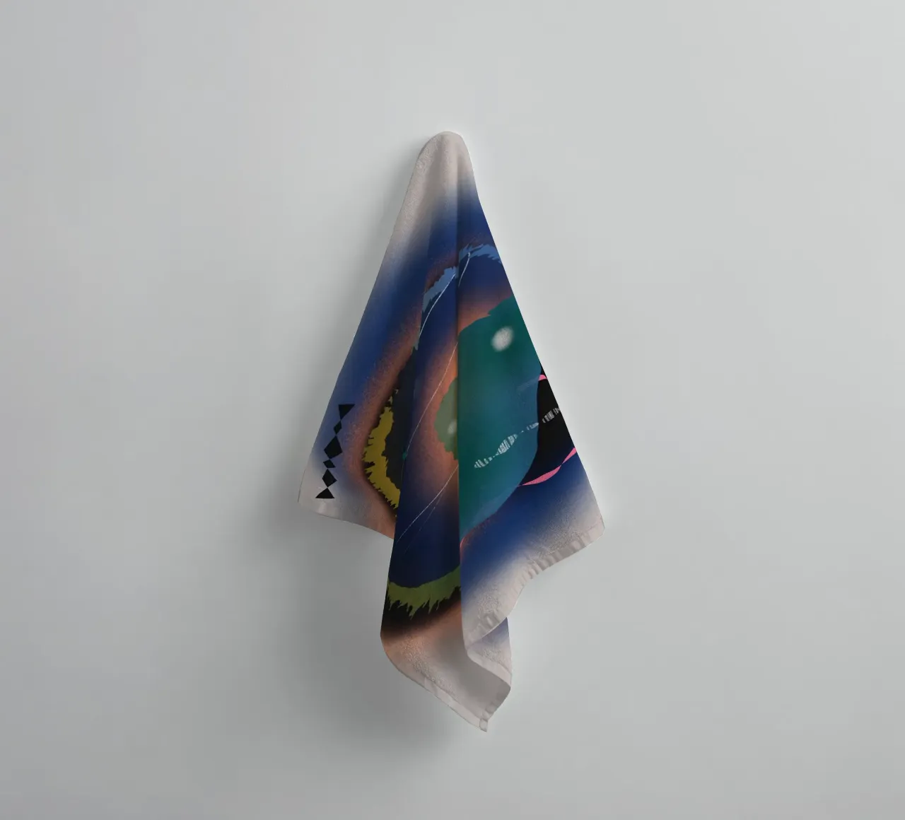 Cosmic composition 02 towel by Little Dean