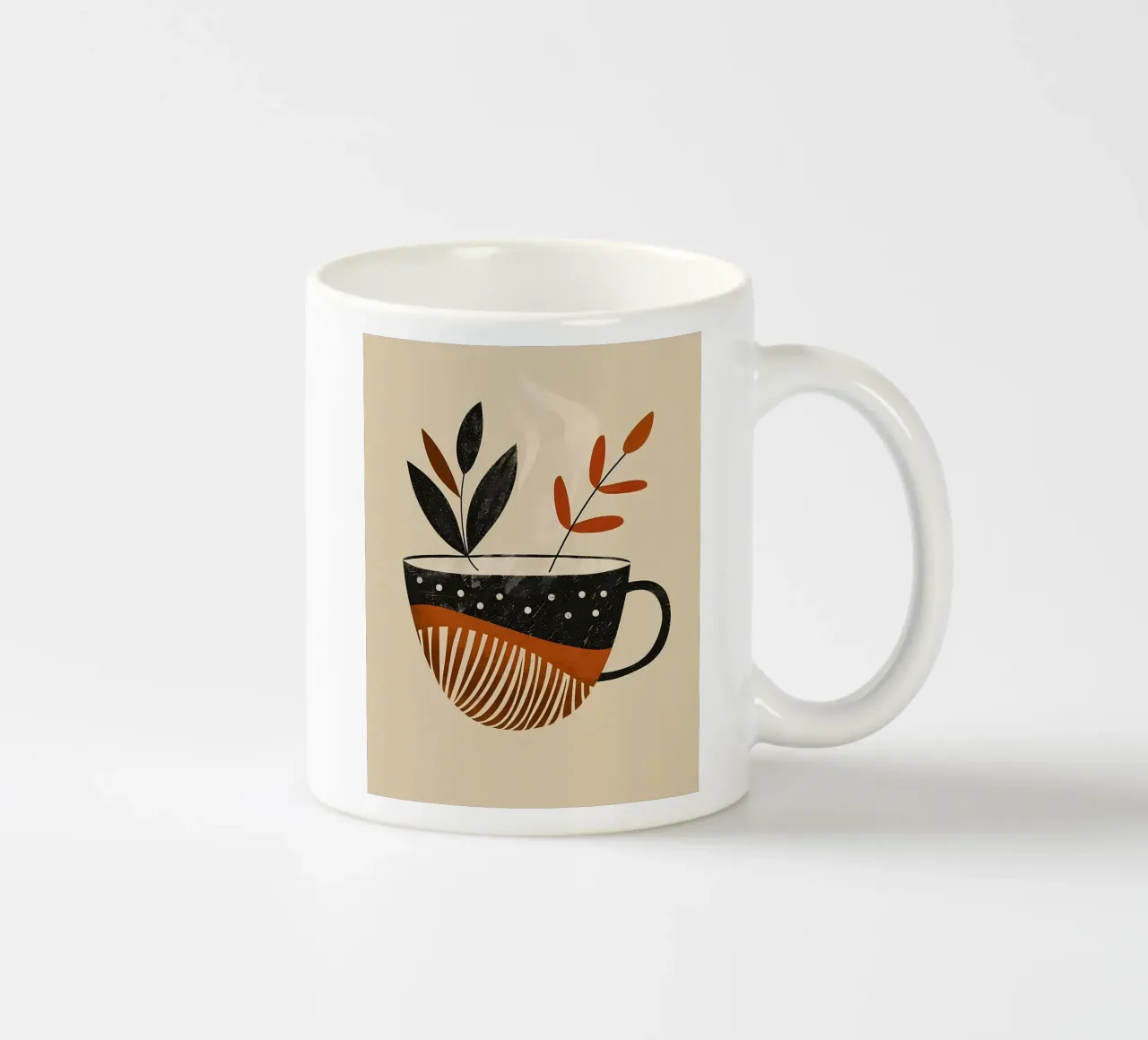 Tazza e foglie tazza in ceramica da Daron