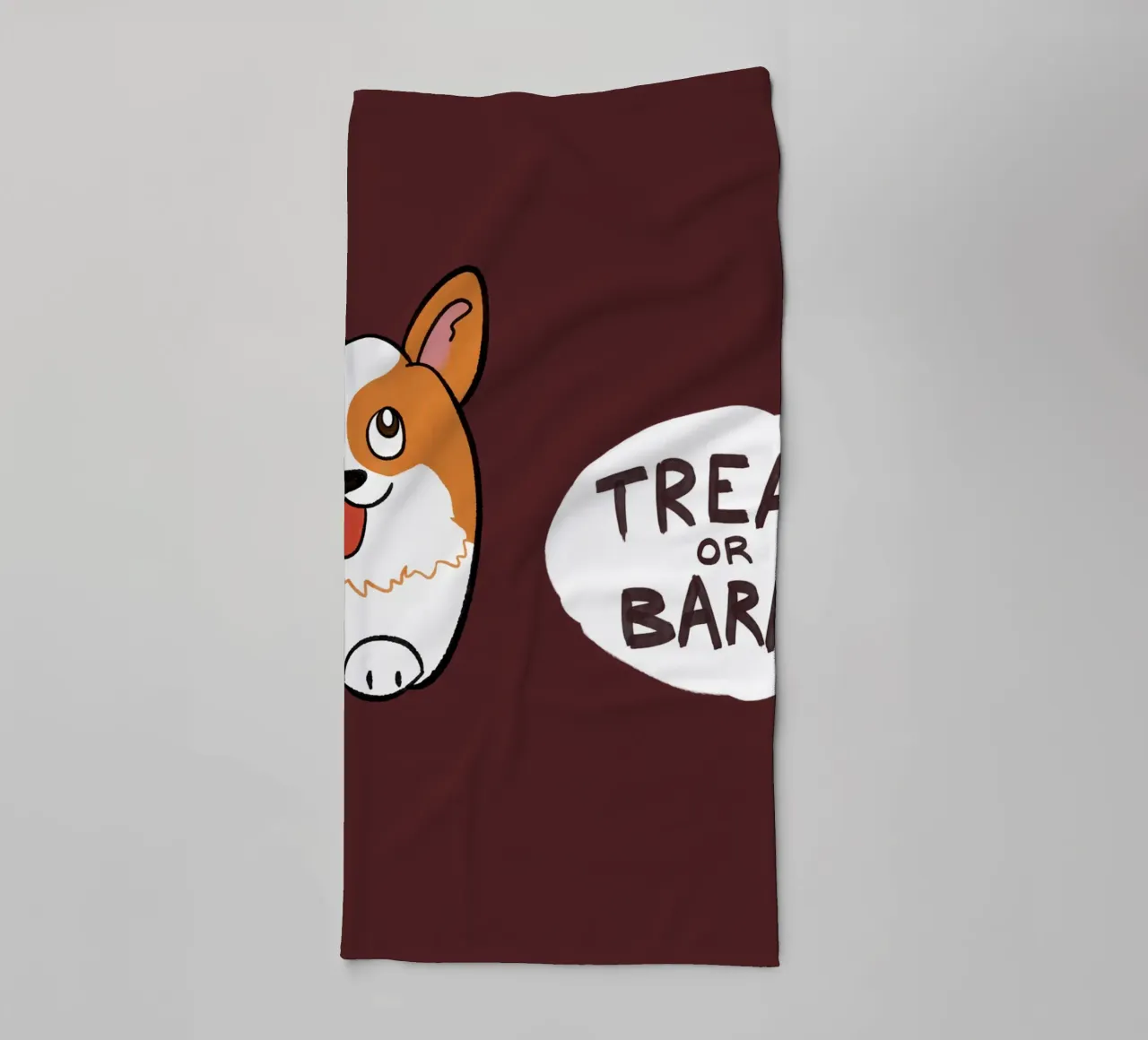 Treat or Bark Handtuch von klossisch