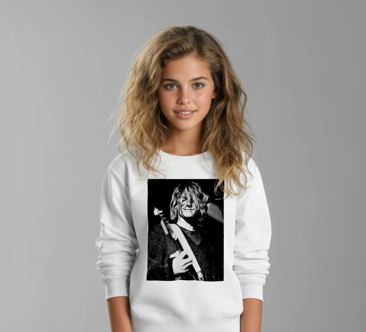 kurt cobain felpa bambino da vanhesling
