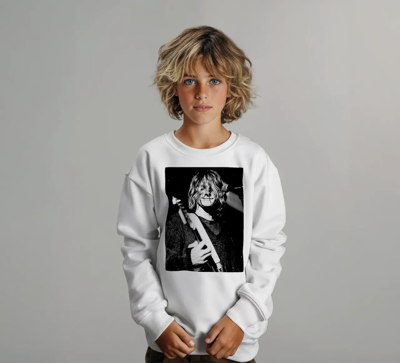 kurt cobain felpa bambino da vanhesling