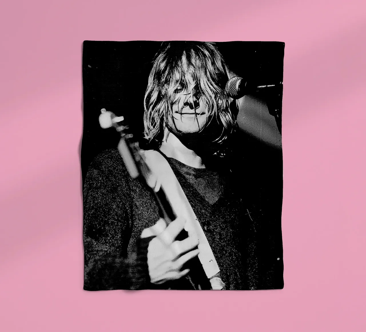 kurt cobain coperta in pile da vanhesling