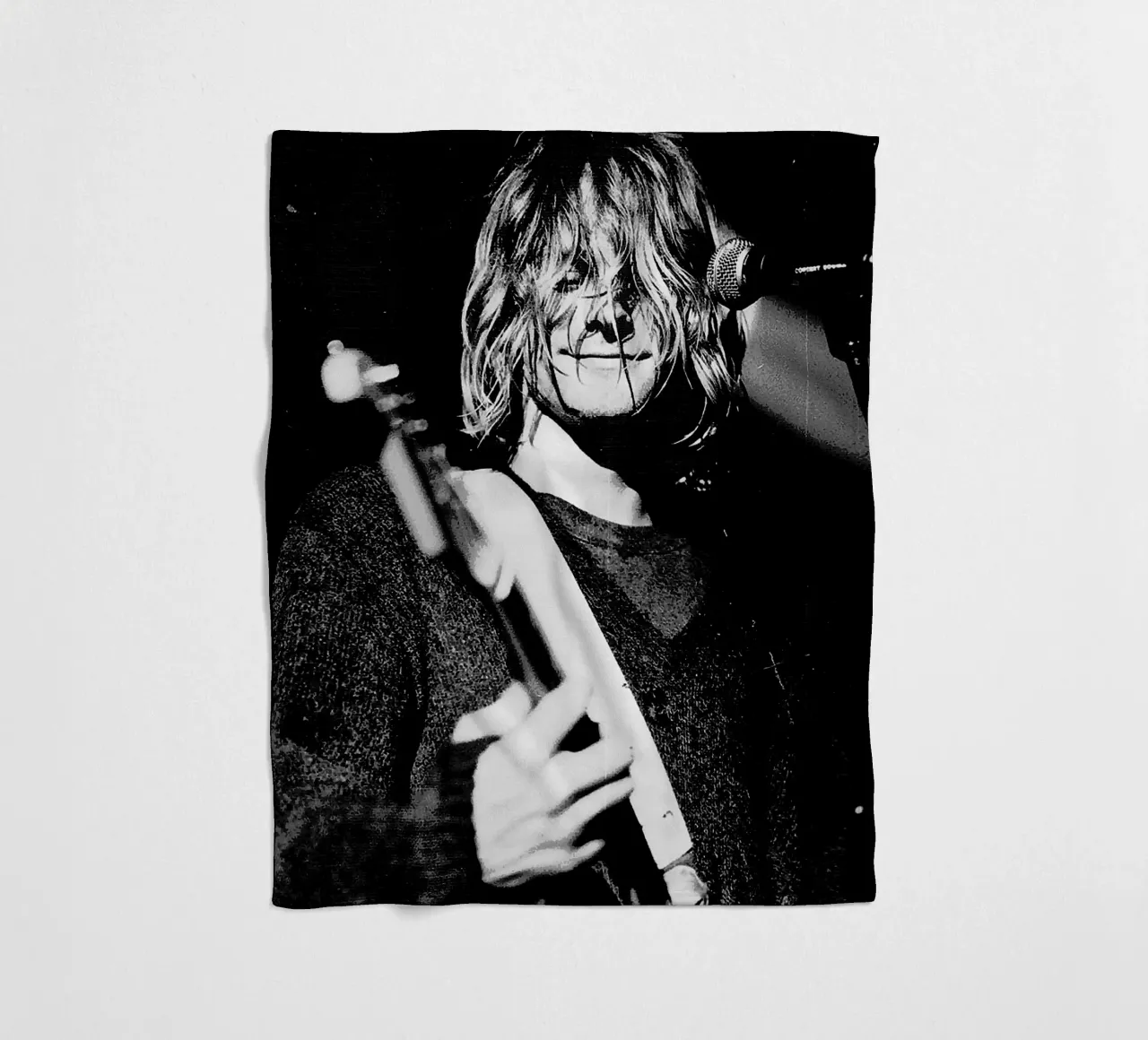 kurt cobain coperta in pile da vanhesling