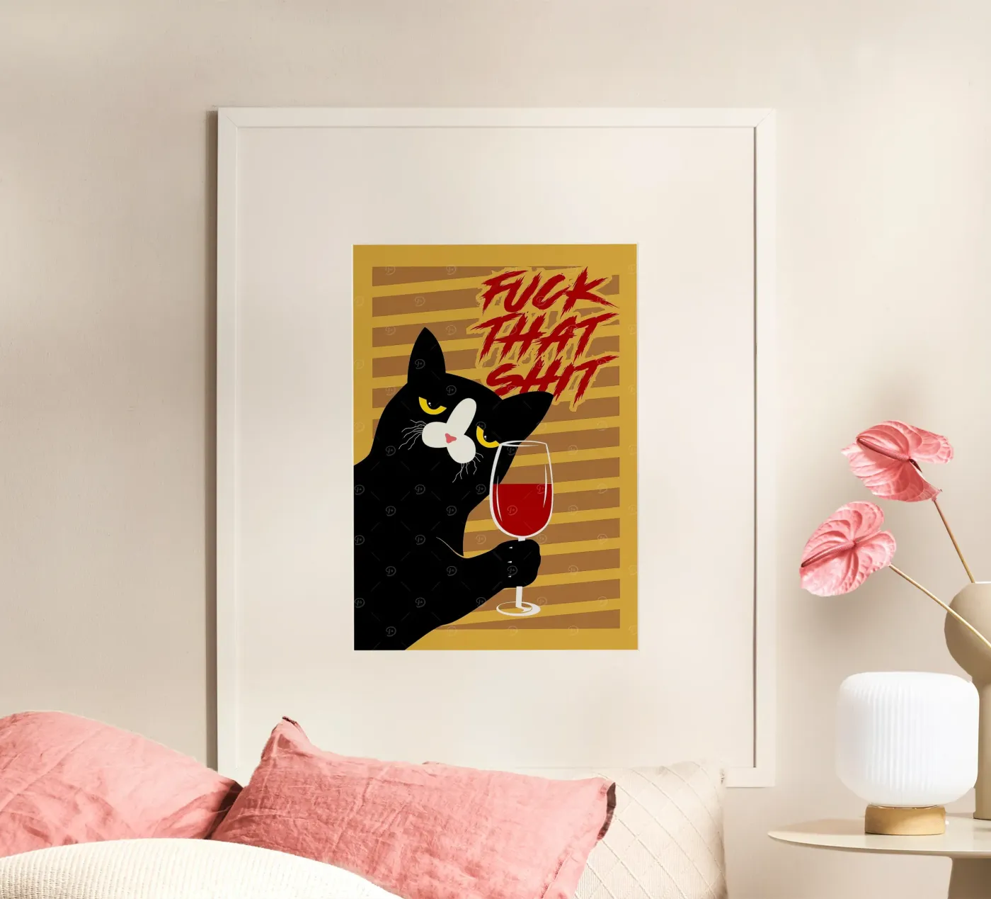 Gatto nero poster da Arjun