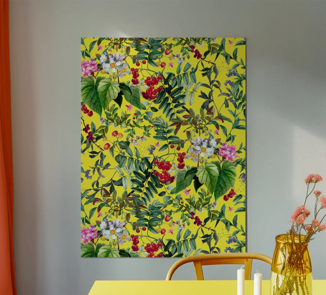 Secret Garden III poster con telaio in alluminio da burcukorkmazyurek