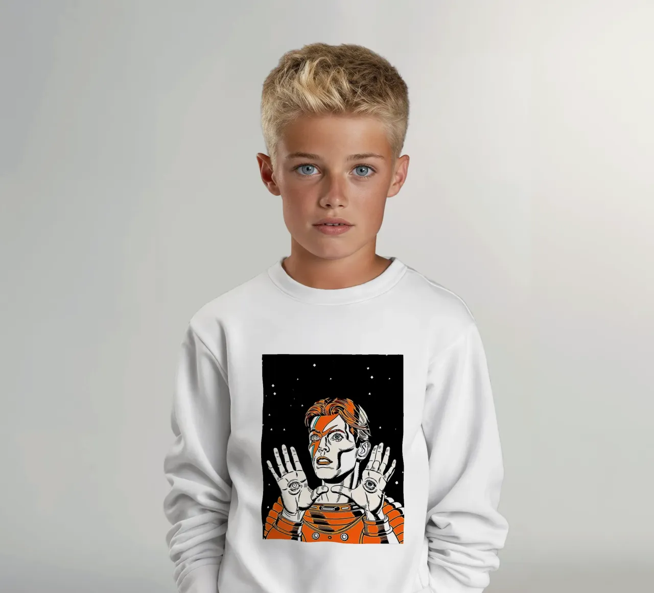 David Bowie Art kids sweatshirt by music soul