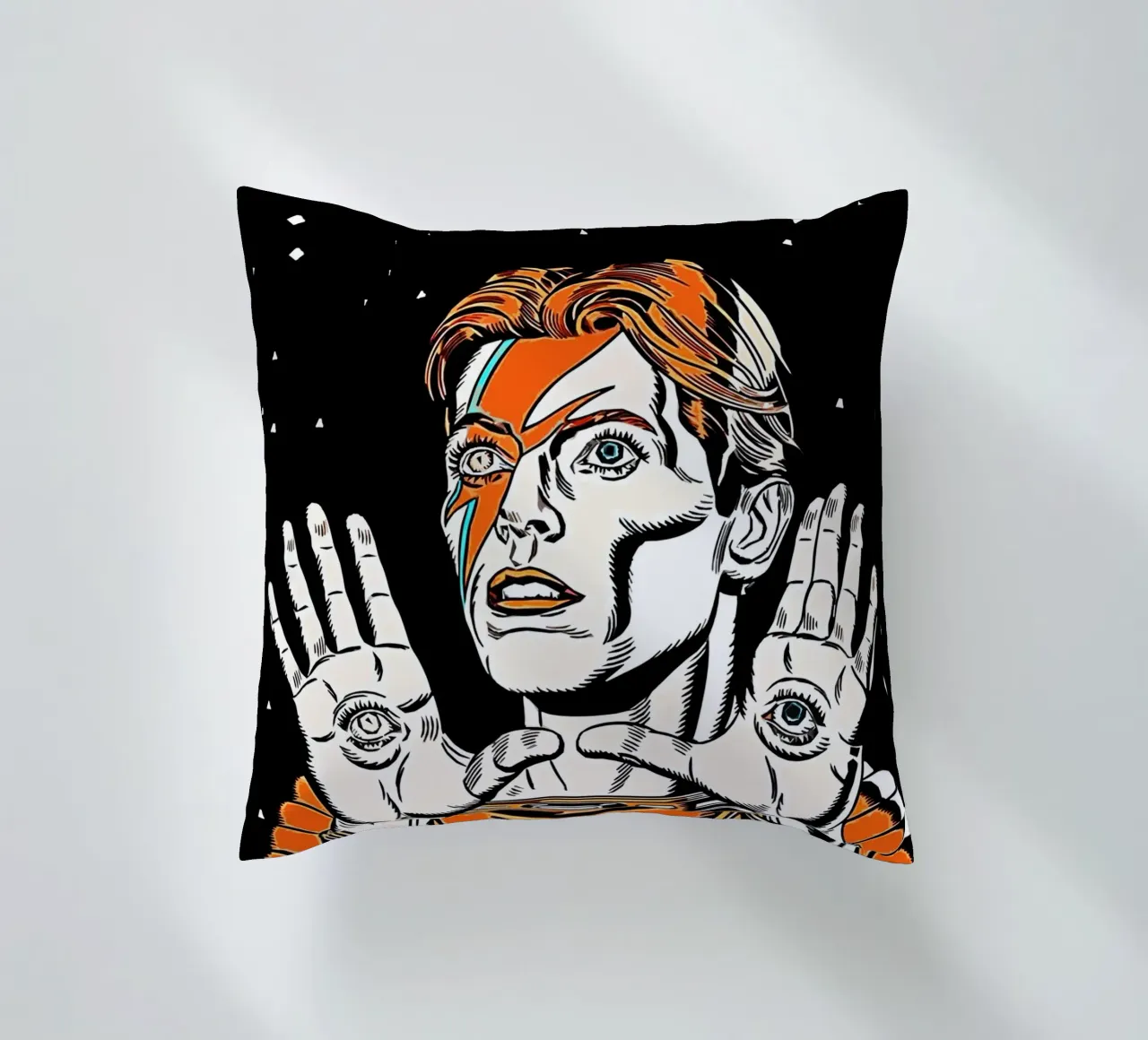 Arte di David Bowie cuscino da music soul
