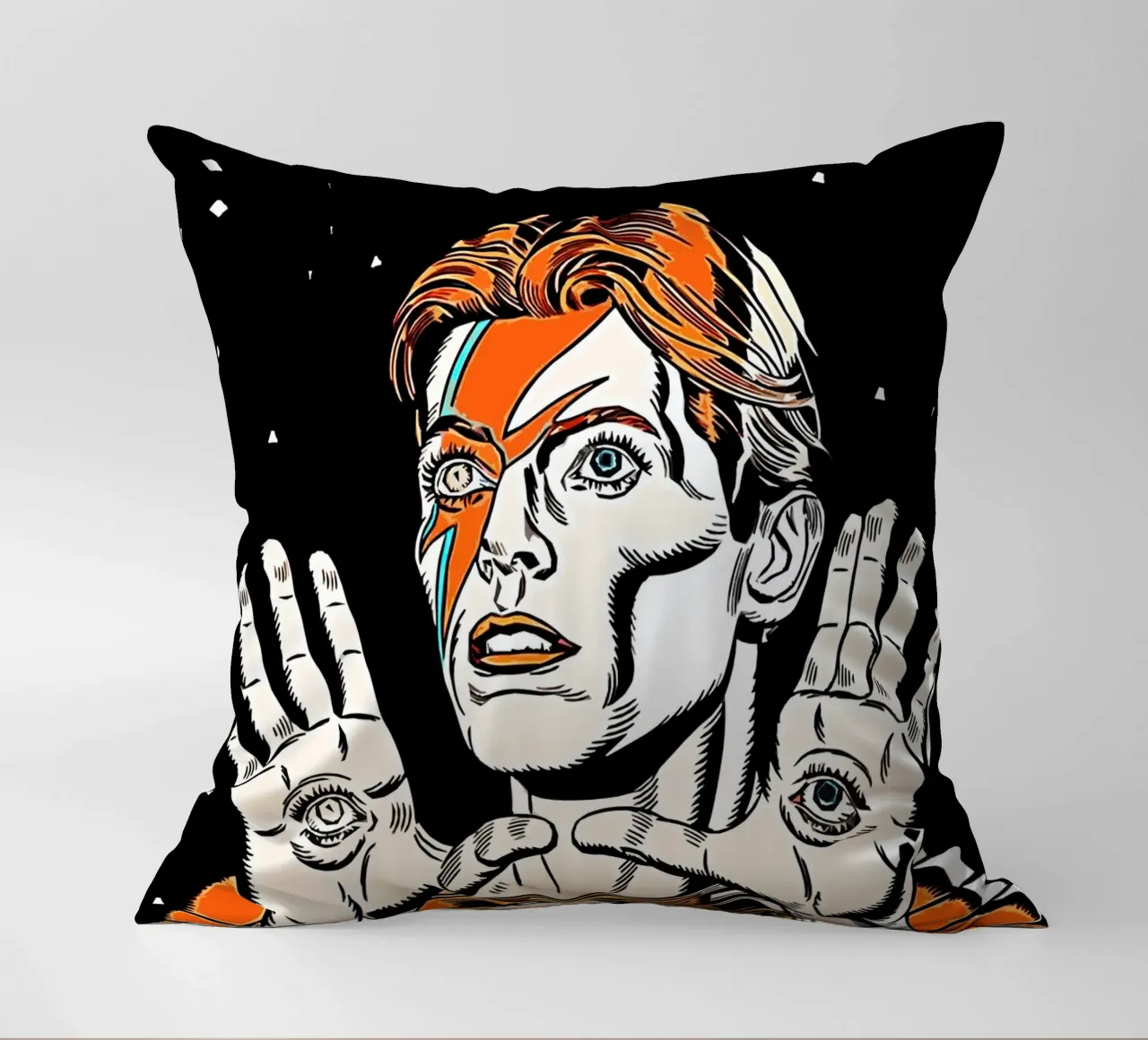 Arte di David Bowie cuscino da music soul