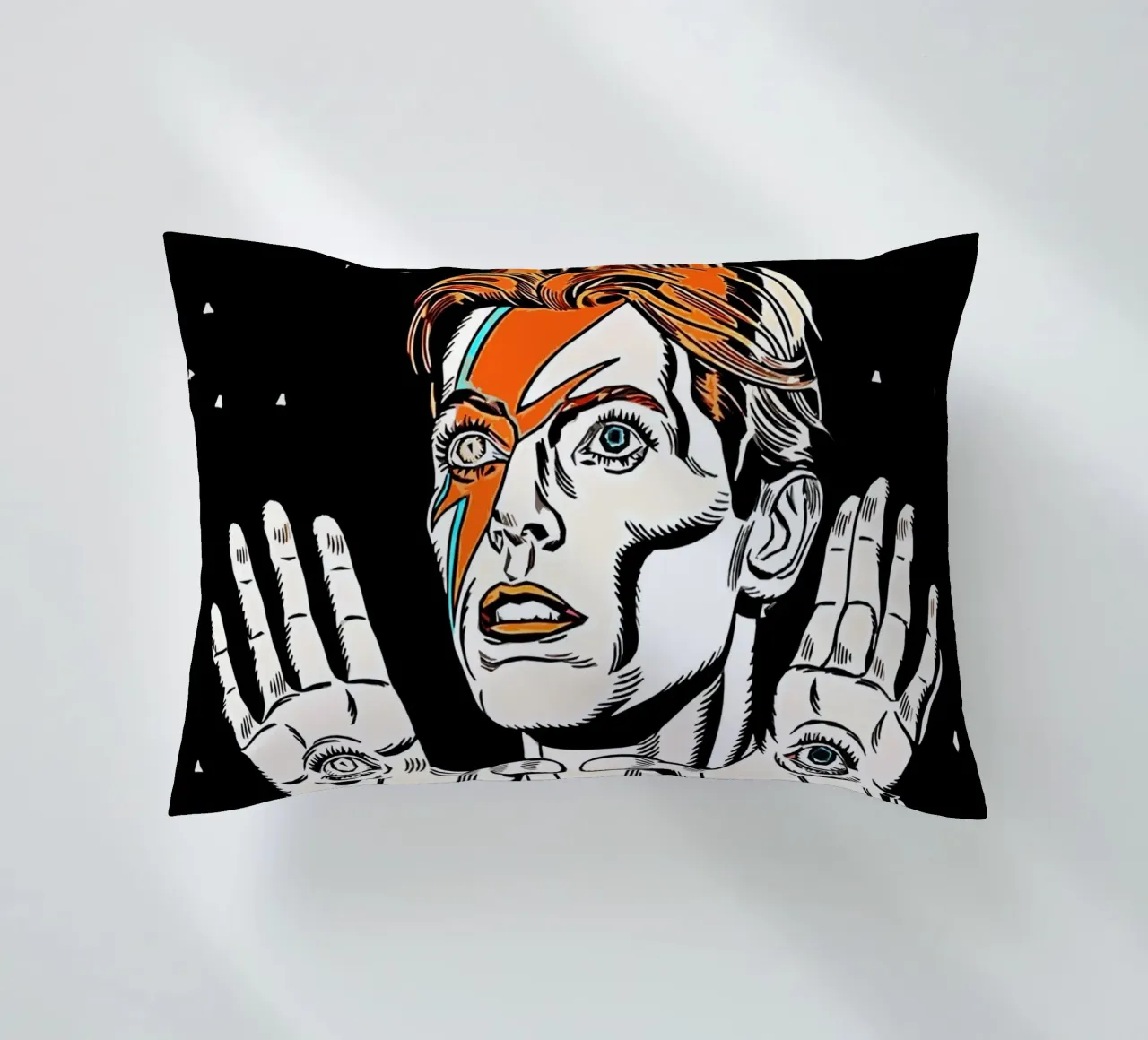 Arte di David Bowie cuscino da music soul