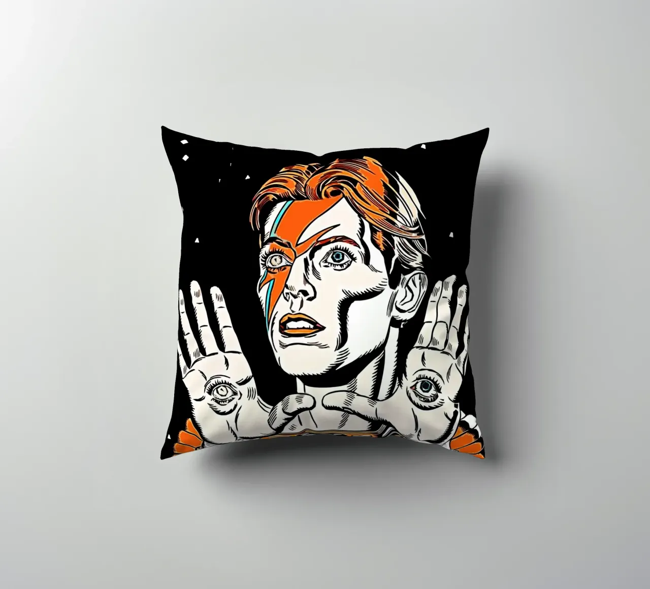 Arte di David Bowie cuscino da music soul
