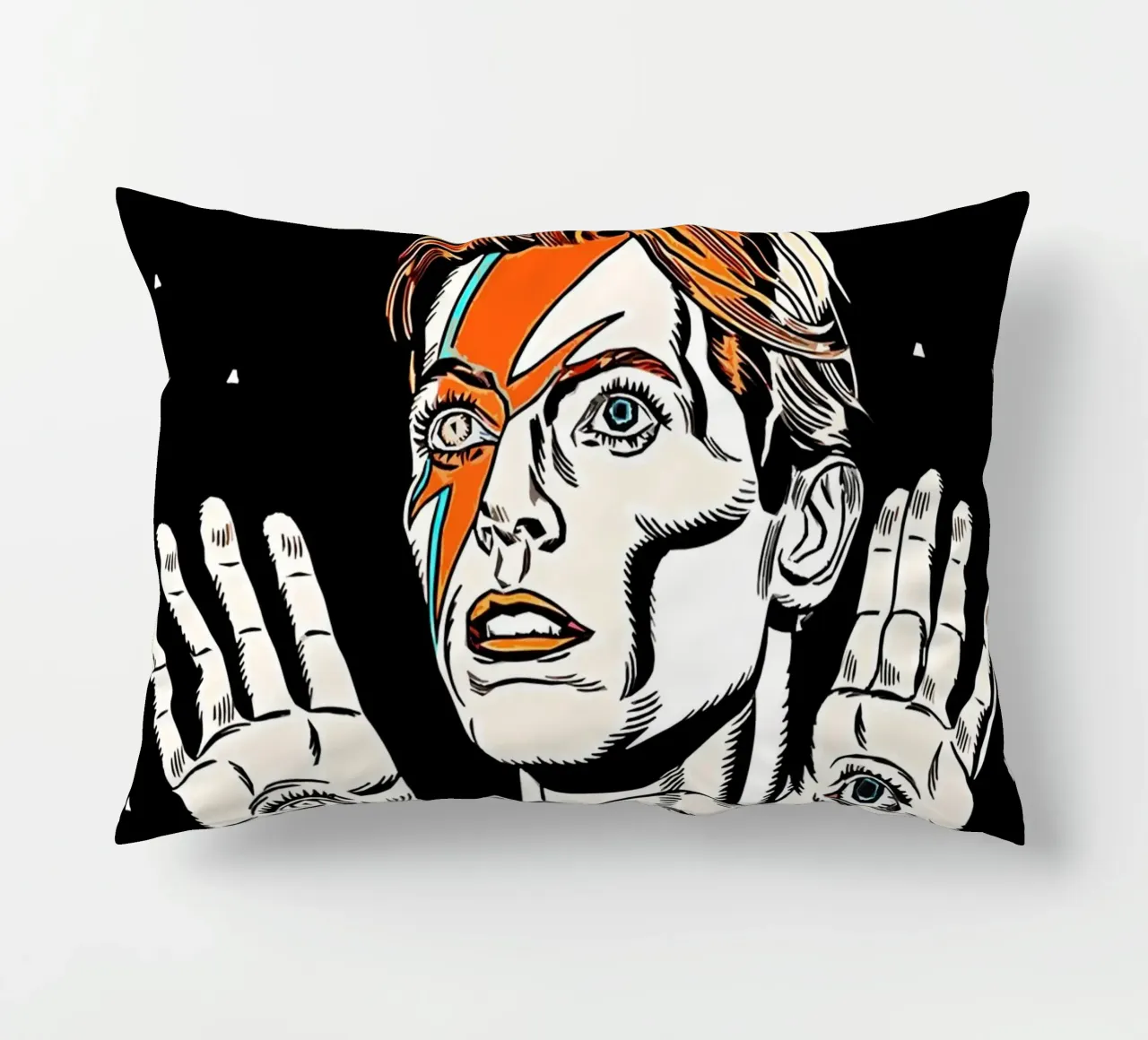 Arte di David Bowie cuscino da music soul