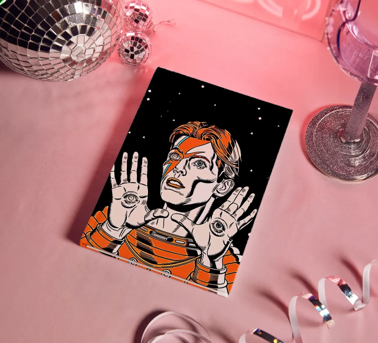 David Bowie Art notebook by music soul