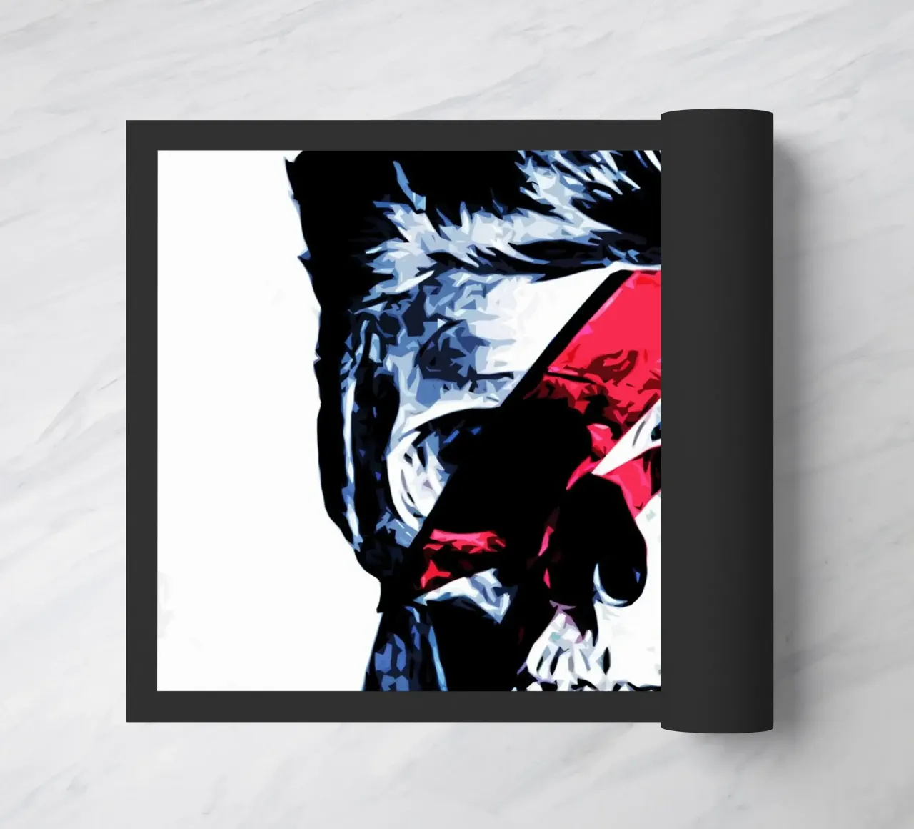 Teschio di David Bowie zerbino da music soul
