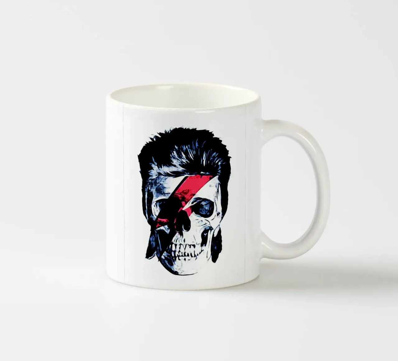 Teschio di David Bowie tazza in ceramica da music soul