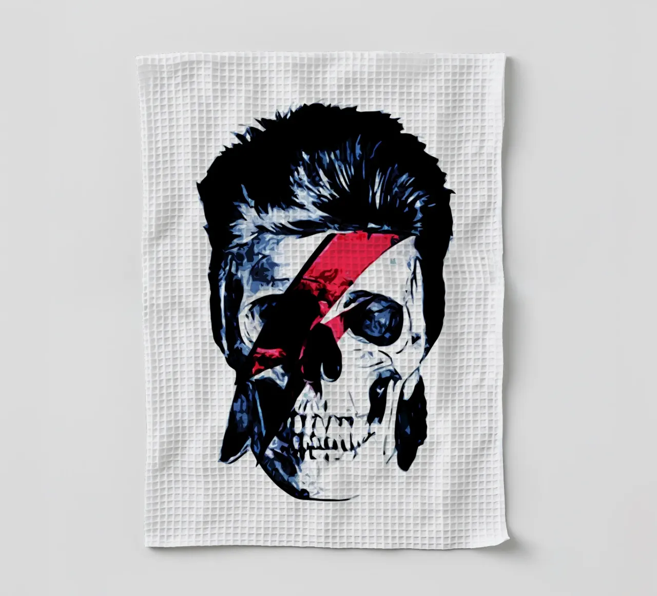 Teschio di David Bowie canovaccio da cucina da music soul