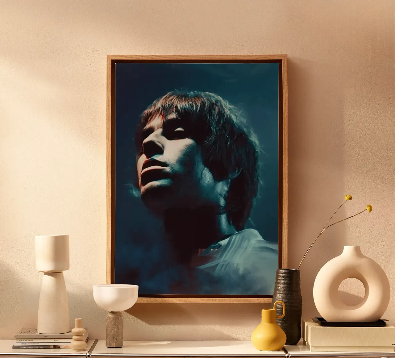 Liam Gallagher (2) canvas met Baklijst van Lembayung art