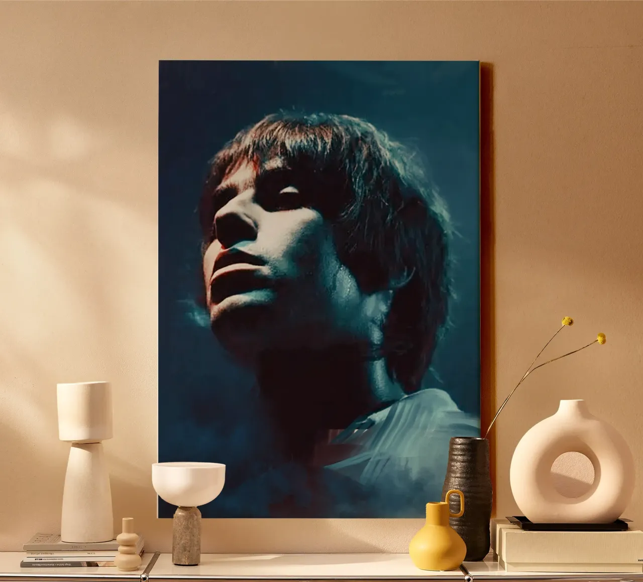 Liam Gallagher (2) canvas met Baklijst van Lembayung art