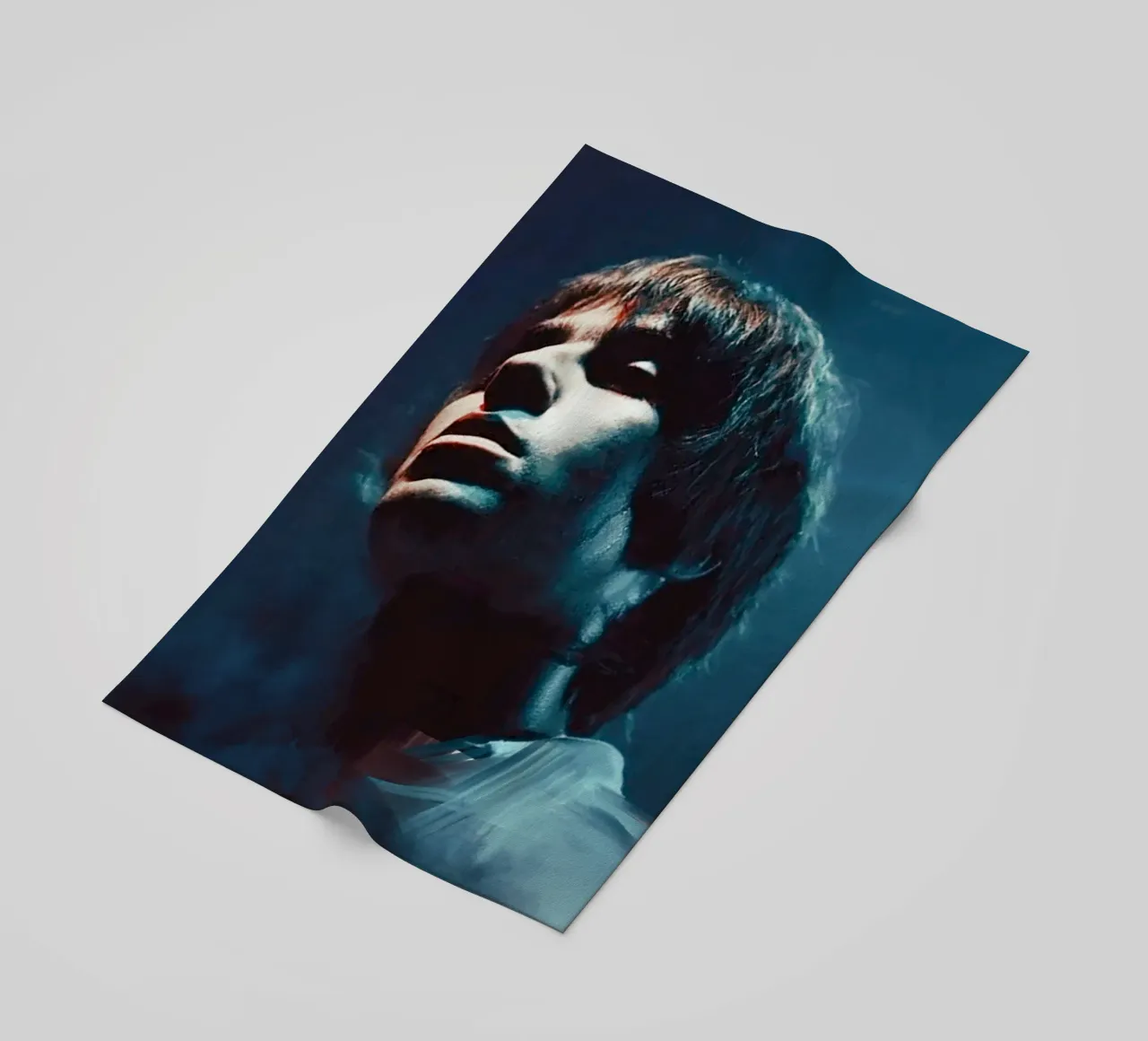 Liam Gallagher (2) beach towel by Lembayung art