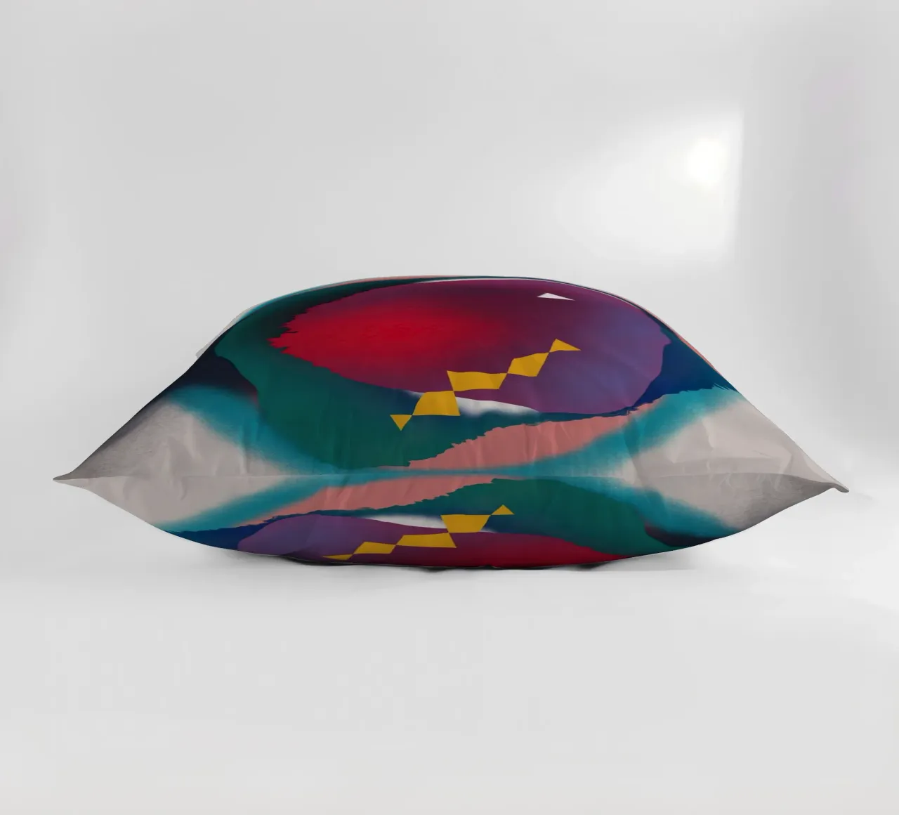 Cosmic composition 03 decorative cushion by Little Dean